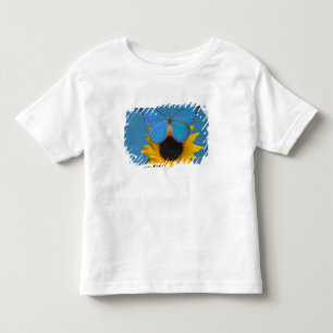 T-shirt Pour Les Tous Petits Papillon sur tournesol