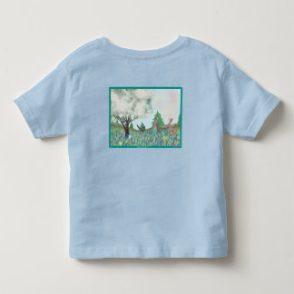 T-shirt Pour Les Tous Petits Pâques au Texas - Bleu