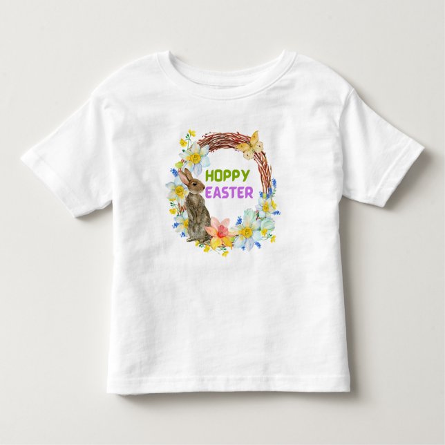 T-shirt Pour Les Tous Petits Pâques chanceux (Devant)