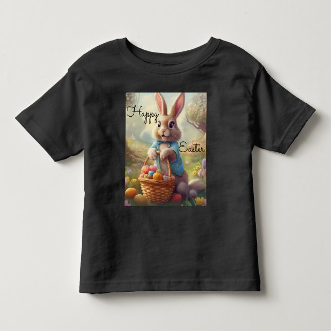T-shirt Pour Les Tous Petits Pâques Enchantées - Lapin Whimsical (Devant)