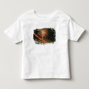 T-shirt Pour Les Tous Petits Parade aux flambeaux et feux d'artifice en hiver