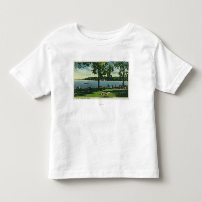 T-shirt Pour Les Tous Petits Parc de Shotwell un jour ensoleillé (Devant)