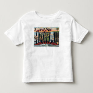 T-shirt Pour Les Tous Petits Parc d'état d'arbre de lave, Hawaï