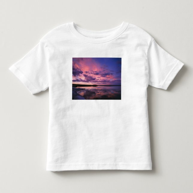 T-shirt Pour Les Tous Petits Parc national de Yellowstone, Wyoming. USA. (Devant)