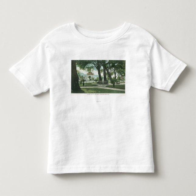 T-shirt Pour Les Tous Petits Parc ViewAlameda, CA de ville (Devant)