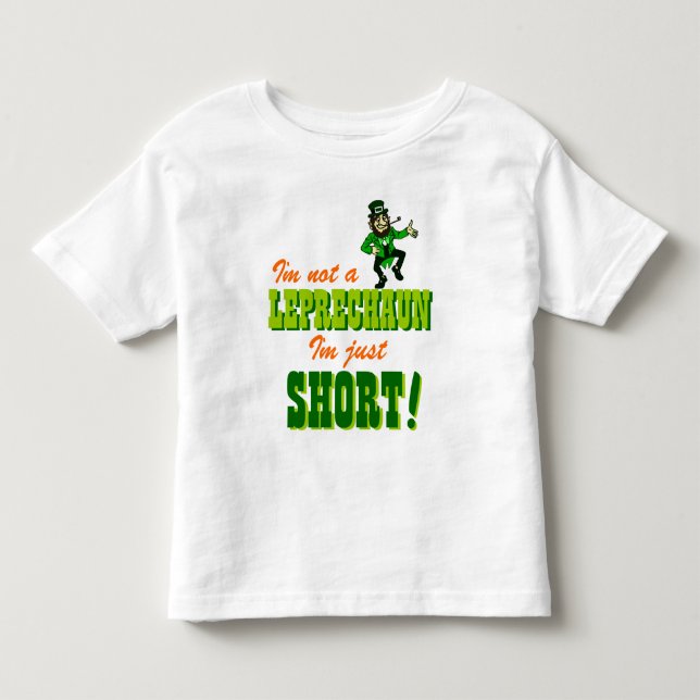 T-shirt Pour Les Tous Petits Pas un lutin juste court (Devant)