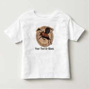 T-shirt Pour Les Tous Petits Patch Flying Moose Aviation