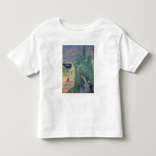 T-shirt Pour Les Tous Petits Paul Gauguin | le Christ vert 1889 (Devant)