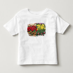 T-shirt Pour Les Tous Petits Pays-Bas, Jardins Keukenhoff, tulipes.