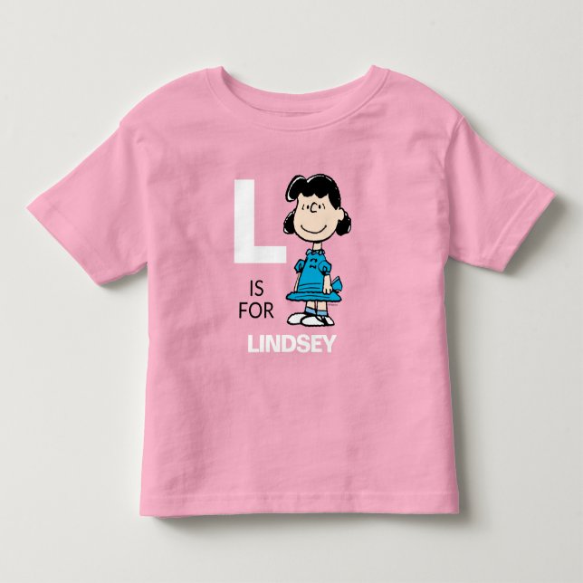 T-shirt Pour Les Tous Petits PEANUTS | Lucy personnalisée (Devant)