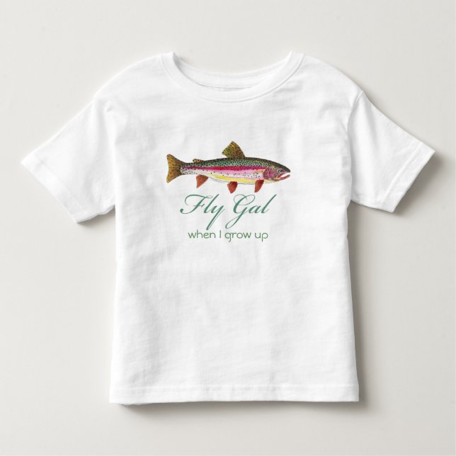 T-shirt Pour Les Tous Petits Pêche à la truite (Devant)
