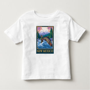 T-shirt Pour Les Tous Petits Pêche de mouche SceneNew Mexique