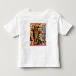 T-shirt Pour Les Tous Petits Pêche toujours de la vie par John Atherton