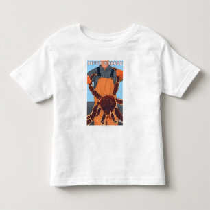 T-shirt Pour Les Tous Petits Pêcheur limule - port néerlandais, Alaska