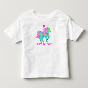 T-shirt Pour Les Tous Petits Peint Poney / Anniversaire