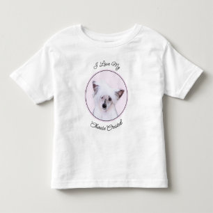 T-shirt Pour Les Tous Petits Peinture chinoise en poudre - Art Chien