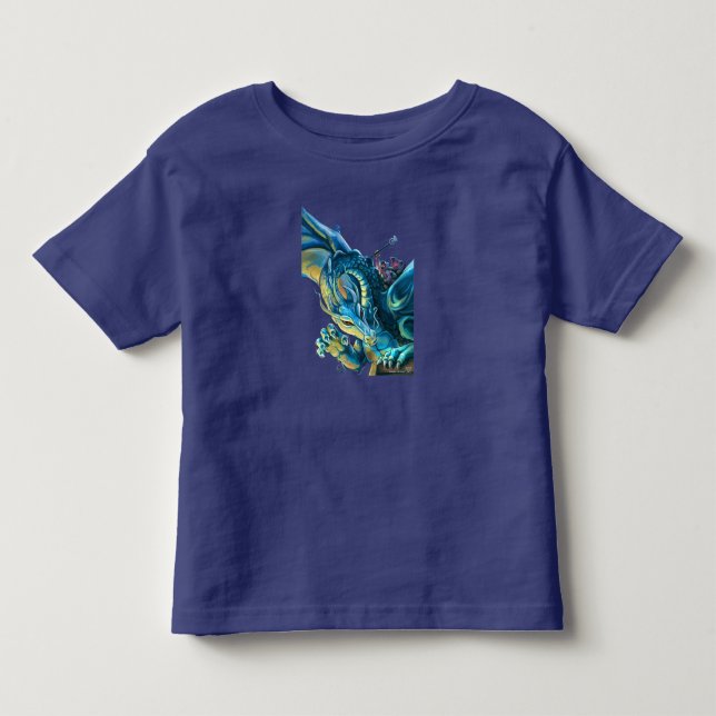 T-shirt Pour Les Tous Petits Peinture Dragon Rider (Devant)