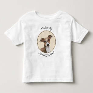 T-shirt Pour Les Tous Petits Peinture italienne Greyhound - Cute Original Chien