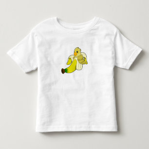 T-shirt Pour Les Tous Petits Perroquet avec banane