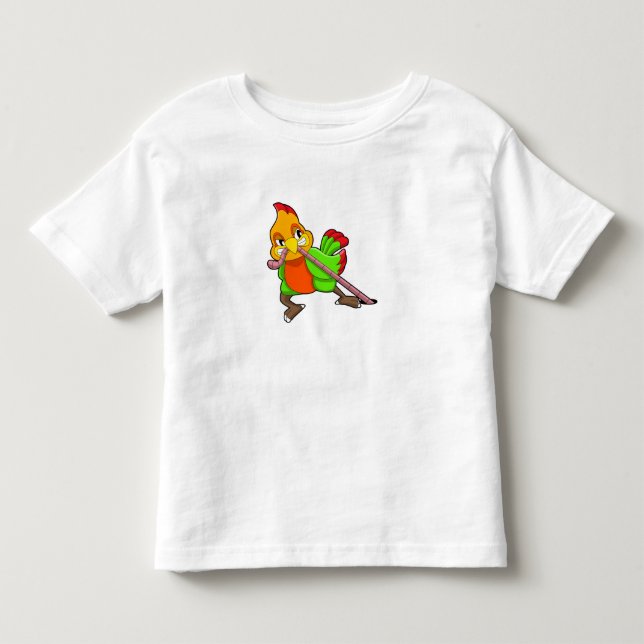 T-shirt Pour Les Tous Petits Perroquet avec ver (Devant)