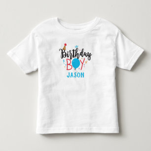 T-shirt Pour Les Tous Petits Personnalisé Birthday Boy