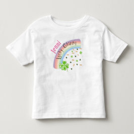 T-shirt Pour Les Tous Petits Personnalisé Lucky Charm Rainbow Tee