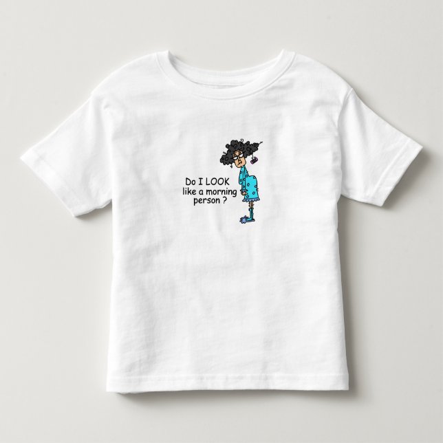 T-shirt Pour Les Tous Petits Personne Du Matin (Devant)