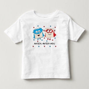 T-shirt Pour Les Tous Petits Pessah Toddler Shirt 2T-6T "Matzoh Men"