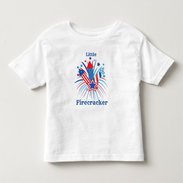 T-shirt Pour Les Tous Petits Petit 4 juillet (Devant)