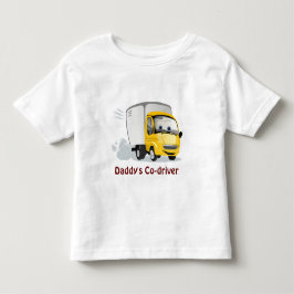 T-shirt Pour Les Tous Petits Petit Camion Cartoon Jaune pour enfants !