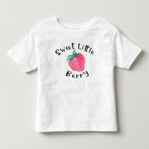 T-shirt Pour Les Tous Petits Petit Chandail doux fraise Berry Toddler