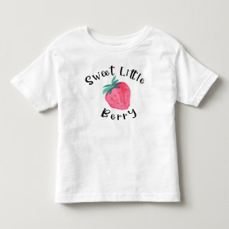 T-shirt Pour Les Tous Petits Petit Chandail doux fraise Berry Toddler