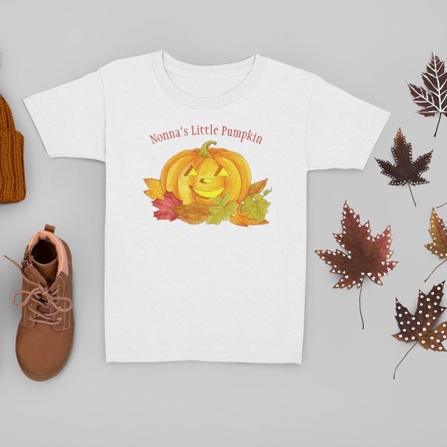 T-shirt Pour Les Tous Petits Petit Citrouille personnalisé (Créateur téléchargé)