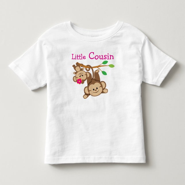 T-shirt Pour Les Tous Petits Petit Cousin, Petite Cousin (Devant)
