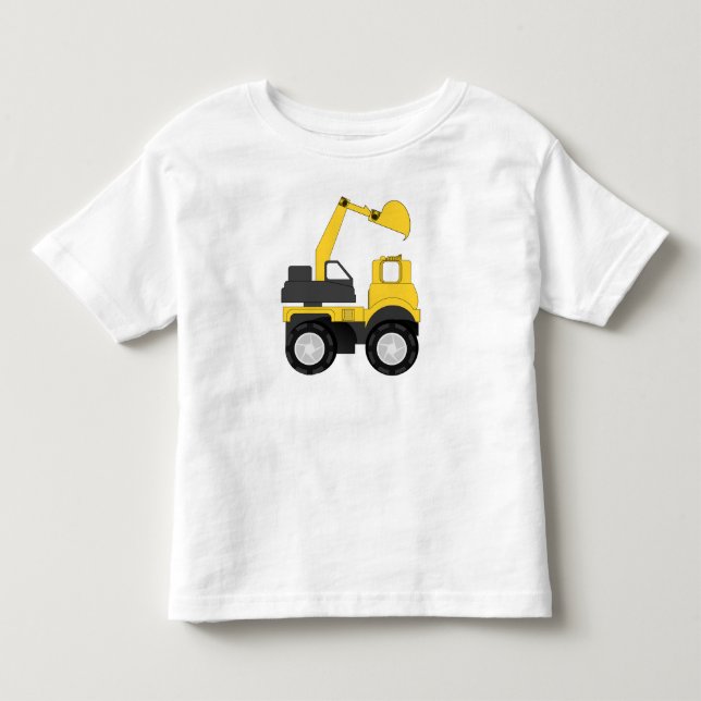 T-shirt Pour Les Tous Petits Petit Digger (Devant)