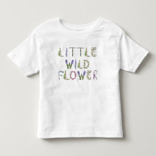 T-shirt Pour Les Tous Petits Petit jardin de fleurs sauvages 