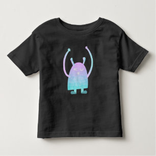 T-shirt Pour Les Tous Petits Petit Monstre Bleu