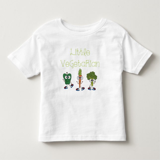 T-shirt Pour Les Tous Petits Petit végétarien (Devant)
