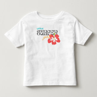 T-shirt Pour Les Tous Petits Petite fille surfeur - Chemise bébé