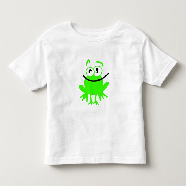 T-shirt Pour Les Tous Petits Petite grenouille heureuse (Devant)