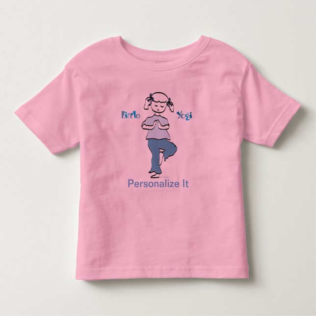 T-shirt Pour Les Tous Petits Petite Tee - shirt de Yoga (Devant)