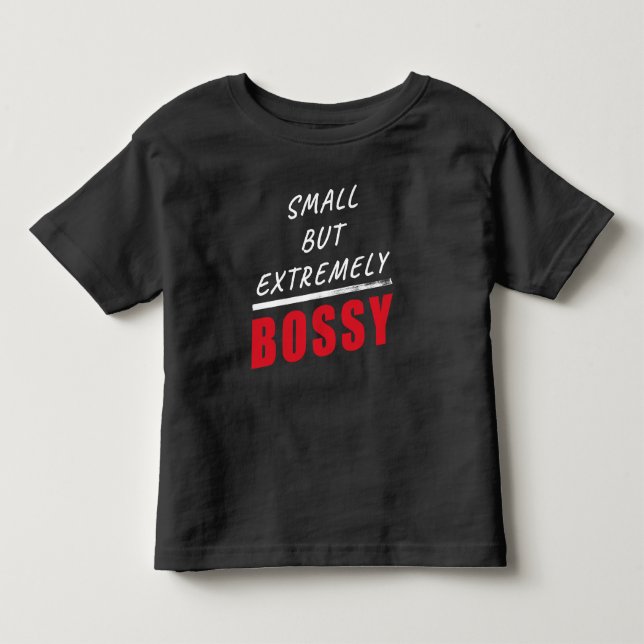 T-shirt Pour Les Tous Petits Petits Mais Extrêmement Opinionisé - Garçons & Fil (Devant)