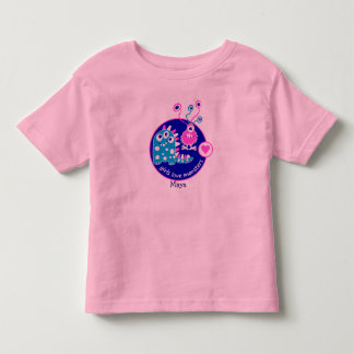 T-shirt Pour Les Tous Petits Petits monstres roses drôles personnalisables