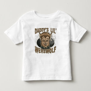 T-shirt Pour Les Tous Petits Peu de loup-garou du papa