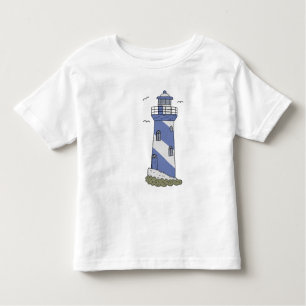 T-shirt Pour Les Tous Petits phare bleu
