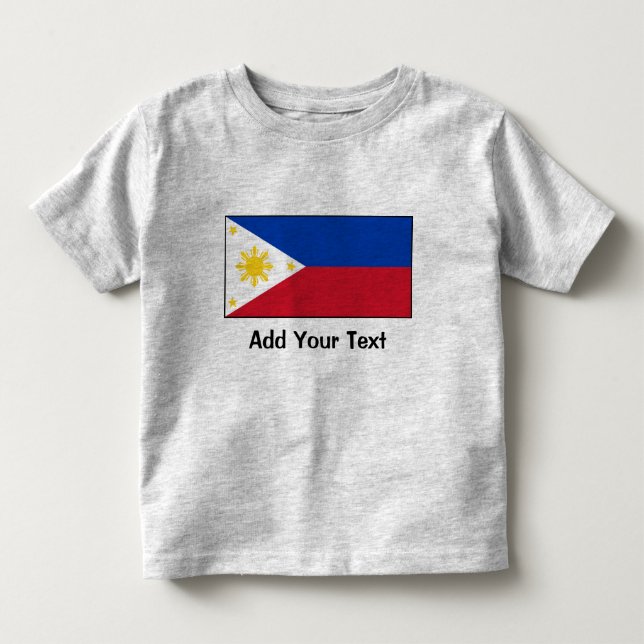 T-shirt Pour Les Tous Petits Philippines - drapeau philippin (Devant)