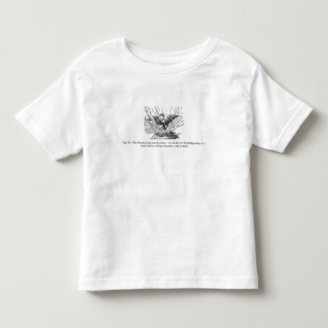 T-shirt Pour Les Tous Petits Phoenix se levant de ses cendres (Devant)
