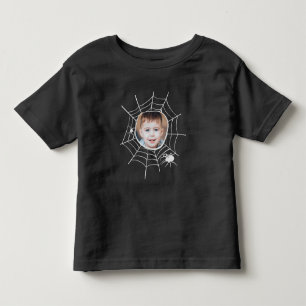 T-shirt Pour Les Tous Petits Photo personnalisée Spider web spiderweb déplaisan