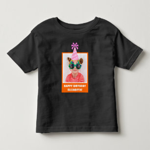 T-shirt Pour Les Tous Petits Photo pour enfant personnalisée Joyeux anniversair