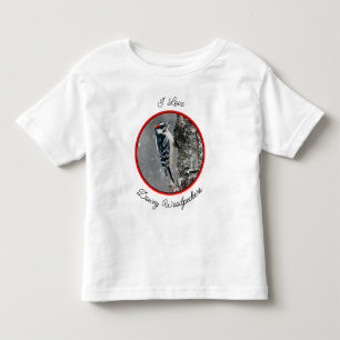 T-shirt Pour Les Tous Petits Pic Downy en neige - Photo originale
